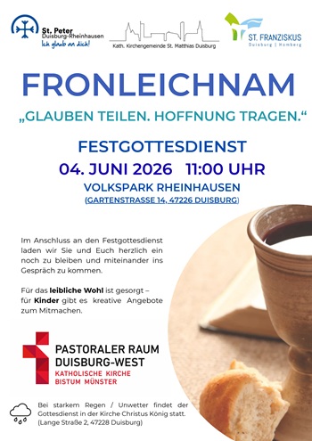 Pastoraler Raum Fronleichnam 2026 2 2