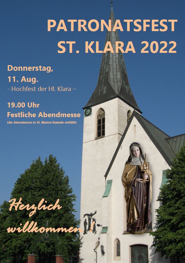 Patronatsfest Klara 2022