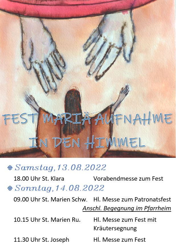 Plakat Maria Himmelfahrt 2022